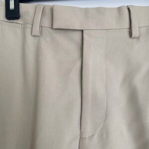 Madison Men's Tan Flat Front Pant